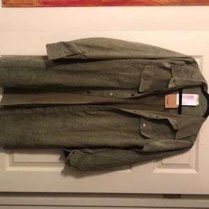 NWT Kori America Forest green shirt dress